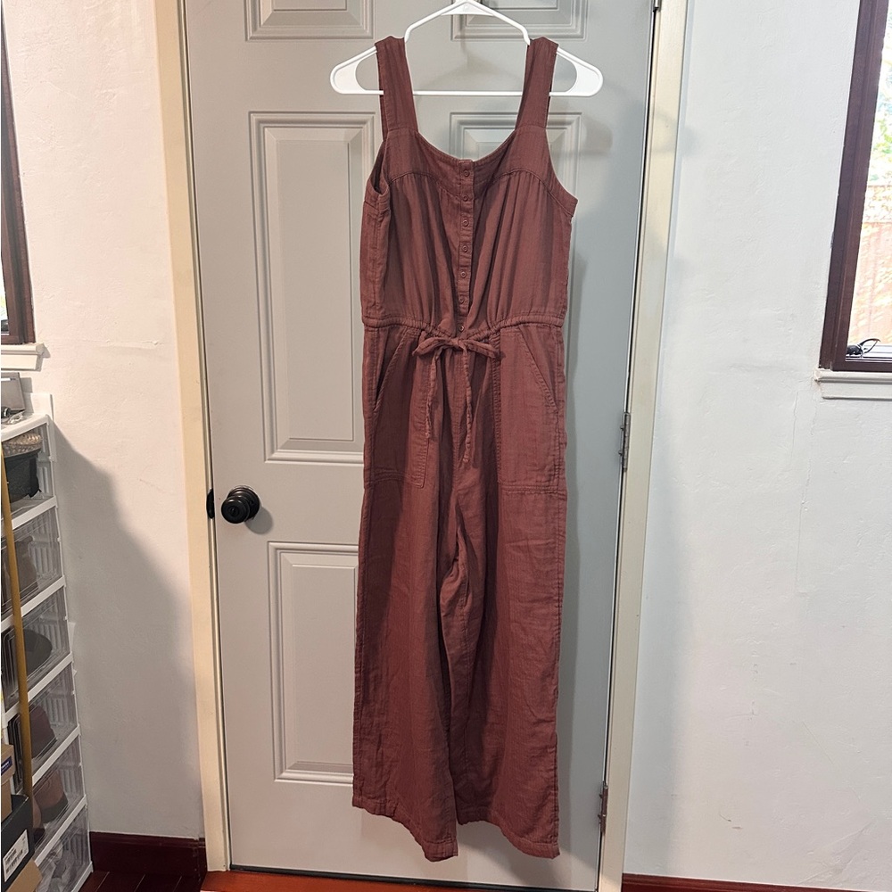 Old Navy Brown Sleeveless Jumpsuit